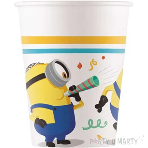 kubeczki papierowe minionki the rise of gru procos 200 ml 8 szt