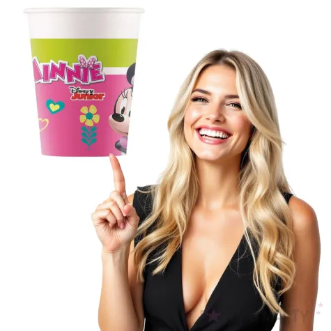 kubeczki papierowe minnie happy helpers procos 200 ml 8 szt