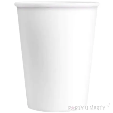 kubeczki papierowe monocolor biale partypal 220 ml 6 szt