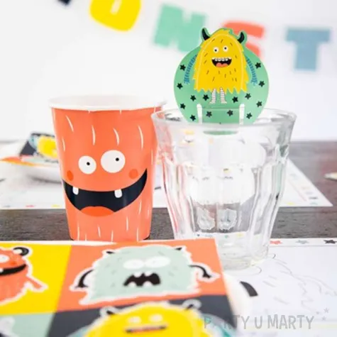 kubeczki papierowe monster bash folat 250 ml 6 szt