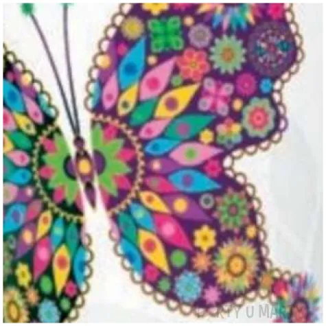 kubeczki papierowe motyle zdobione kwiaty mix maki 250 ml 8 szt