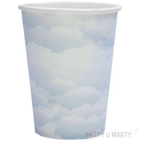 kubeczki papierowe niebieskie chmurki santex 250 ml 10 szt