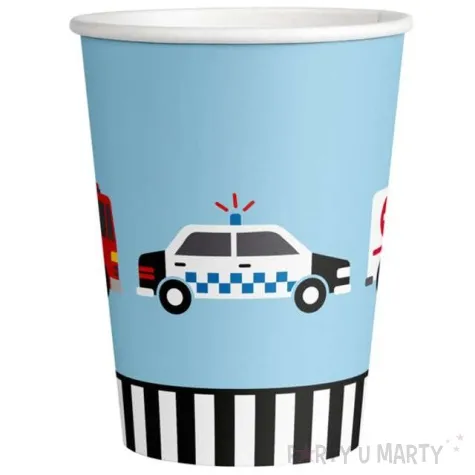 kubeczki papierowe on the road amscan 250 ml 8 szt