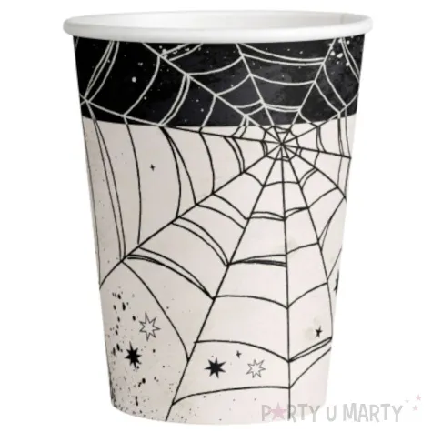 kubeczki papierowe pajeczyna halloween amscan 250 ml 8 szt
