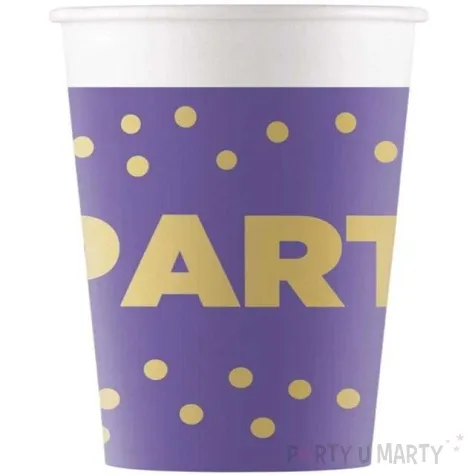 kubeczki papierowe party hot stamp procos 200 ml 8 szt