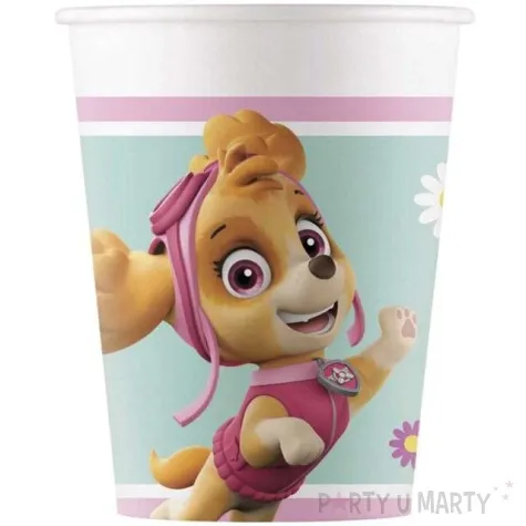 kubeczki papierowe paw patrol skye and everest nickelodeon procos 200 ml 8 szt