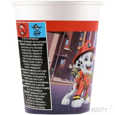 kubeczki papierowe paw patrol the movie procos 200 ml 8 szt