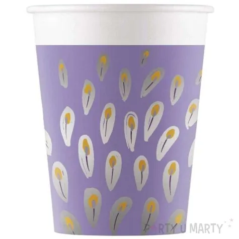 kubeczki papierowe paw peacock procos 200ml 8 szt