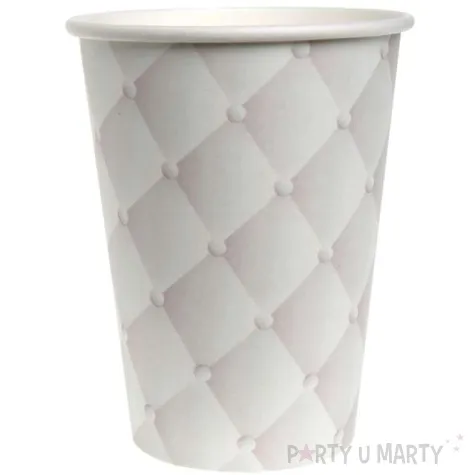 kubeczki papierowe pikowane biale santex 250 ml 10 szt