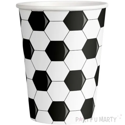 kubeczki papierowe pilka nozna pd football pd party 250 ml 8 szt