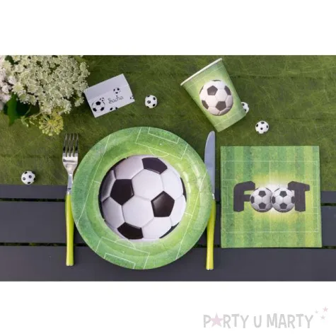 kubeczki papierowe pilka nozna santex 250 ml 10 szt