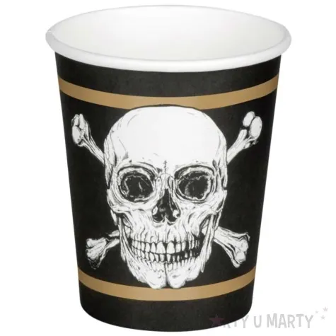 kubeczki papierowe piracka czaszka boland 210 ml 10 szt