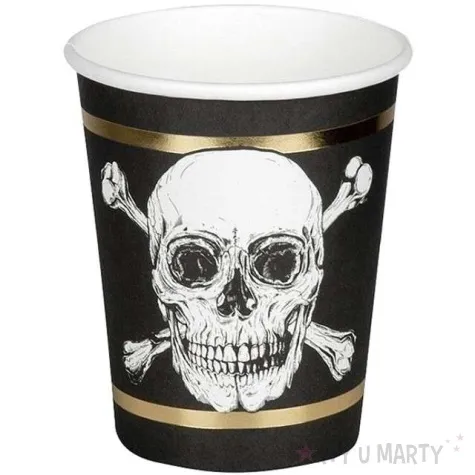 kubeczki papierowe piracka czaszka boland 250 ml 6 szt