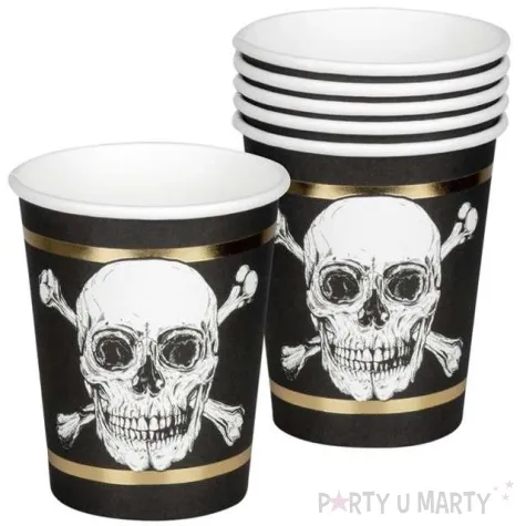 kubeczki papierowe piracka czaszka boland 250 ml 6 szt