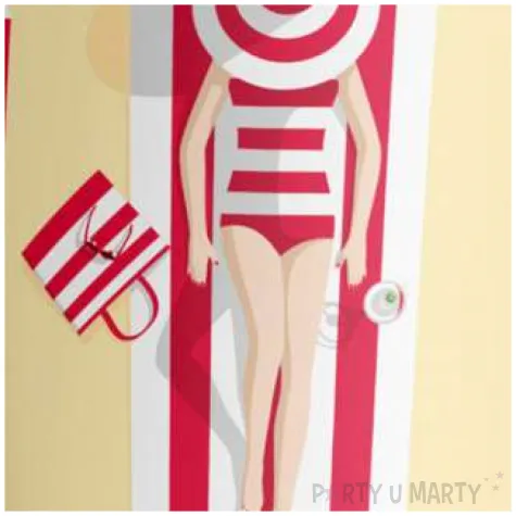 kubeczki papierowe plazowe party kolorowe amscan 250 ml 8 szt