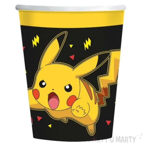 kubeczki papierowe pokemon pikachu amscan 237 ml 8 szt