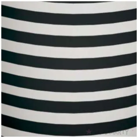 kubeczki papierowe poziome paski bialo czarne paw 250 ml 10 szt