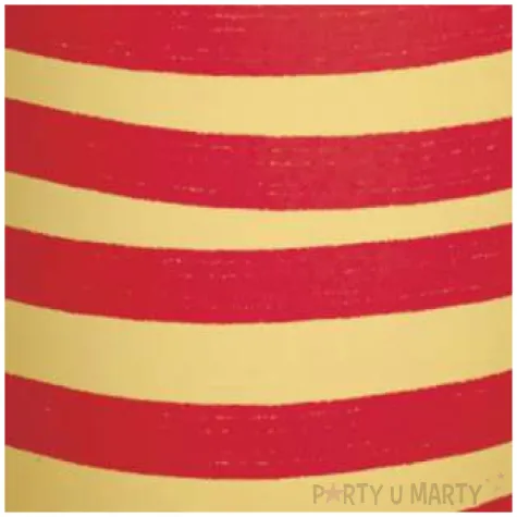 kubeczki papierowe poziome paski czerwono zolte paw 250 ml 10 szt