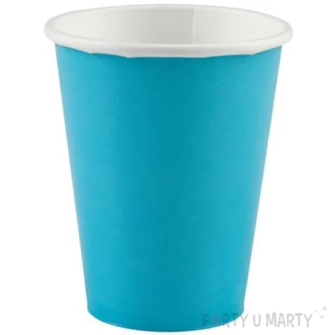 kubeczki papierowe premium amscan blekitne 250 ml 8 szt
