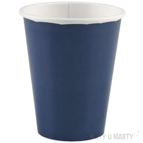 kubeczki papierowe premium amscan granatowe 266 ml 8 szt