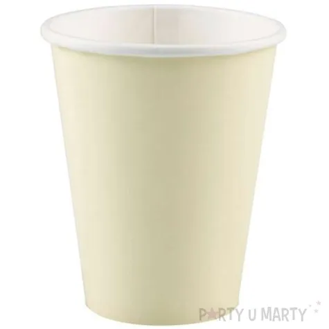 kubeczki papierowe premium amscan kremowe 266 ml 8 szt