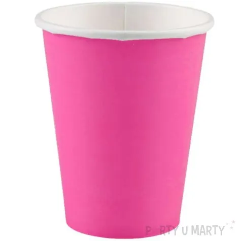 kubeczki papierowe premium amscan rozowy 250 ml 8 szt