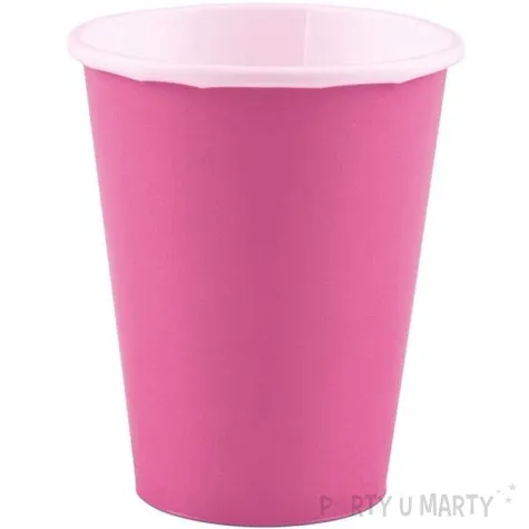 kubeczki papierowe premium amscan rozowy 266 ml 20 szt