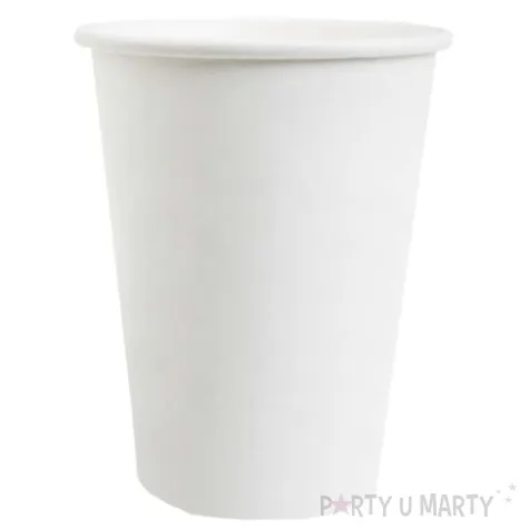kubeczki papierowe premium biale santex 250 ml 10 szt