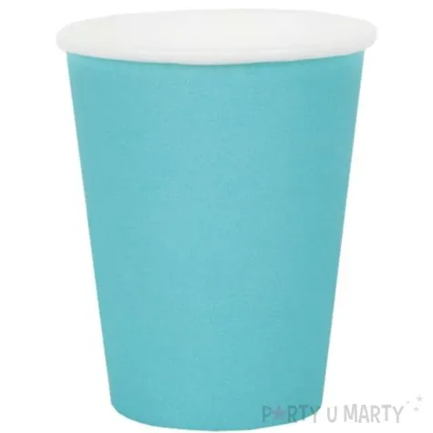 kubeczki papierowe premium blekitne santex 250 ml 10 szt