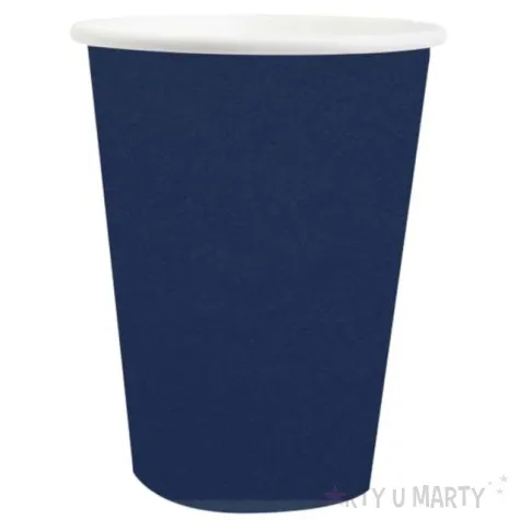 kubeczki papierowe premium ciemno granatowe santex 250 ml 10 szt