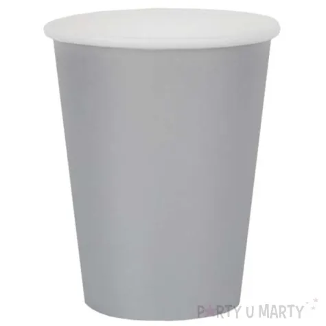 kubeczki papierowe premium srebrne santex 250 ml 10 szt