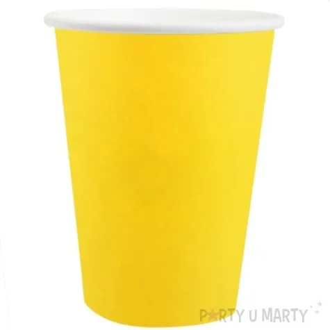 kubeczki papierowe premium zolte santex 250 ml 10 szt