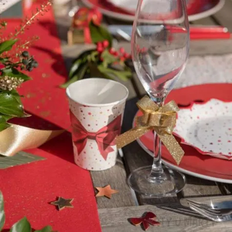 kubeczki papierowe prezent swiateczny santex 250 ml 10 szt