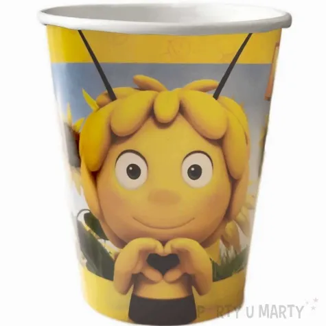 kubeczki papierowe pszczolka maja 250 ml party factory 10 szt