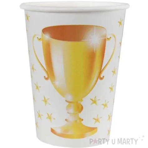 kubeczki papierowe puchar tenis santex 250ml 10 szt