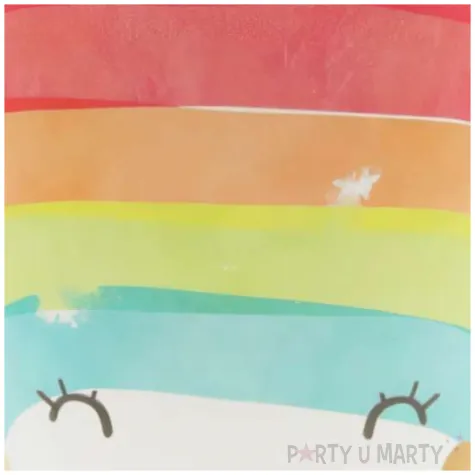 kubeczki papierowe rainbow party tecza procos 200 ml 8 szt