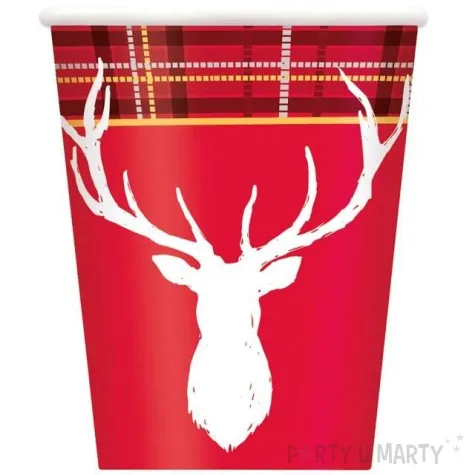 kubeczki papierowe renifer unique 250 ml 8 szt