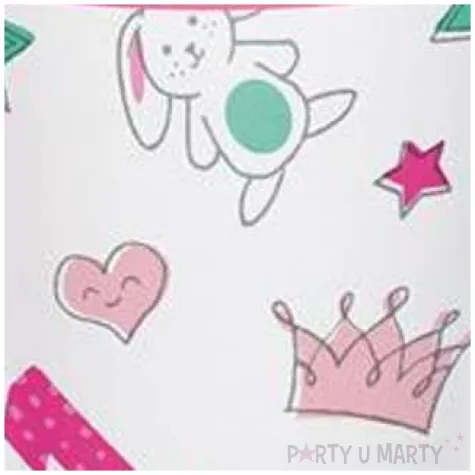 kubeczki papierowe roczek doodle rozowe godan 270 ml 8 szt