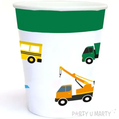 kubeczki papierowe samochodziki congee 250 ml 6 szt