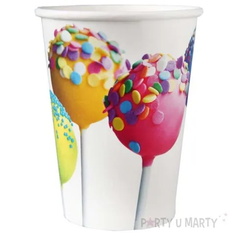 kubeczki papierowe slodycze santex 250 ml 10 szt