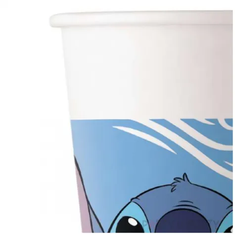 kubeczki papierowe stitch angel procos 200 ml 8 szt