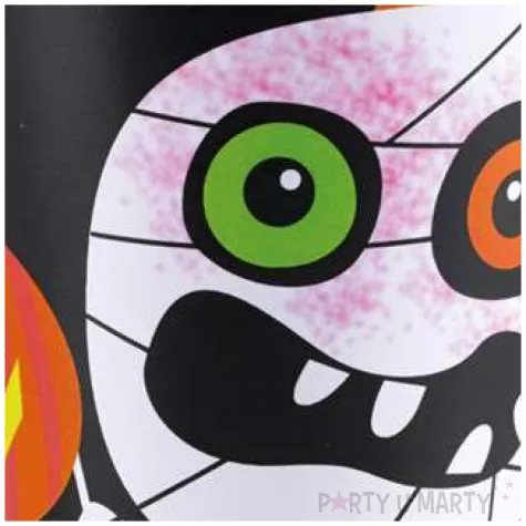 kubeczki papierowe strachy kolorowe amscan 266 ml 8 szt