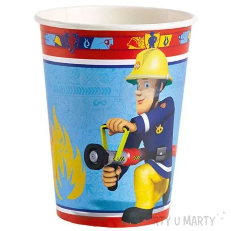 kubeczki papierowe strazak sam 266 ml 8 szt