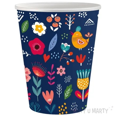 kubeczki papierowe summer have fun dark godan 250 ml 6 szt