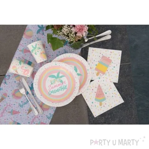 kubeczki papierowe summer smoothie santex 250 ml 10 szt