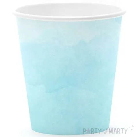 kubeczki papierowe summer time turkusowe partydeco 180 ml 6 szt