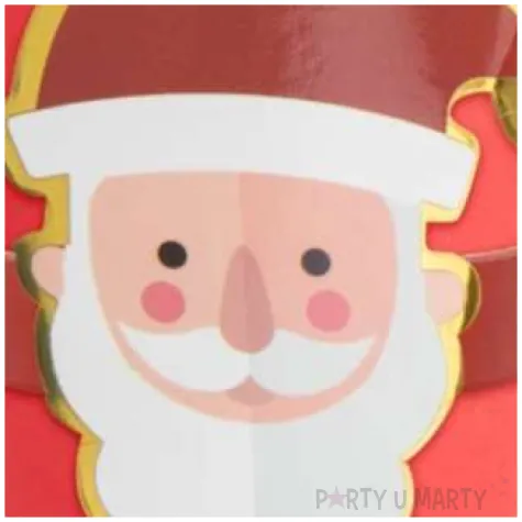 kubeczki papierowe swiety mikolaj nakladka partypal 220 ml 6 szt