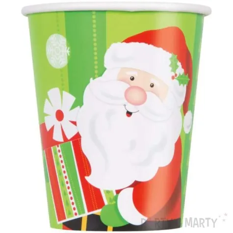 kubeczki papierowe swiety mikolaj unique 266 ml 8 szt