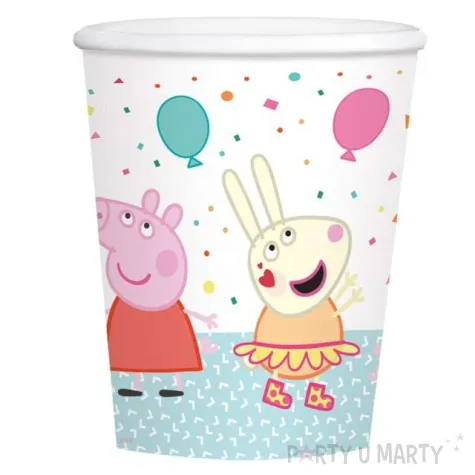 kubeczki papierowe swinka peppa amscan 250 ml 8 szt