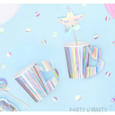 kubeczki papierowe syrenka partydeco 220 ml 6 szt